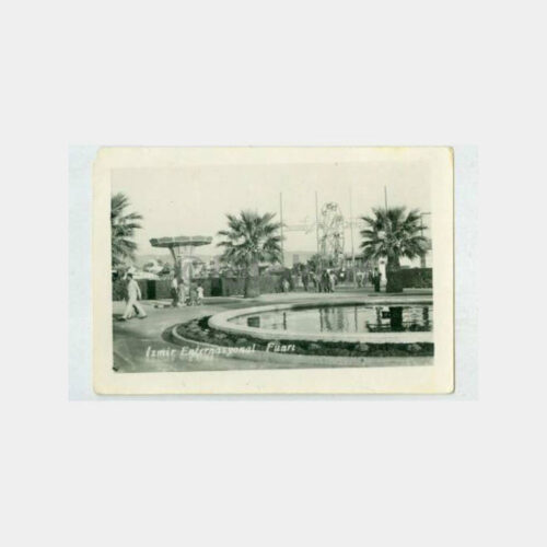 1950 İzmir Fuarı Lunapark Girişi Fotoğraf