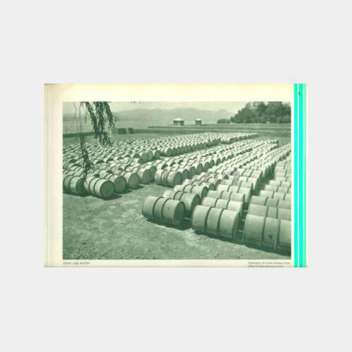 1934 İzmir Zeytinyağı Variller Basınyayın Albümü Resim
