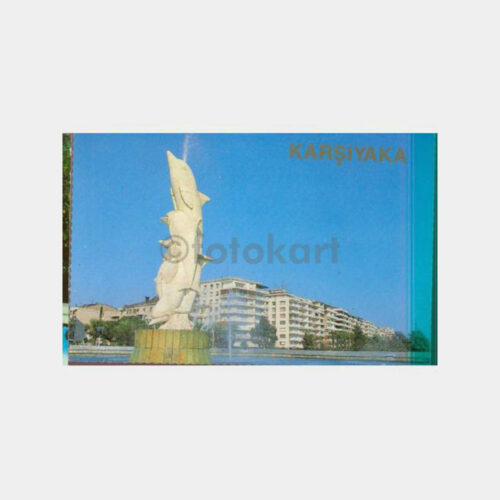 1989 İzmir Karşıyaka Görünüş Kartpostal