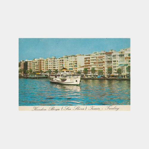1982 İzmir Körfez Vapuru Konulu Kartpostal