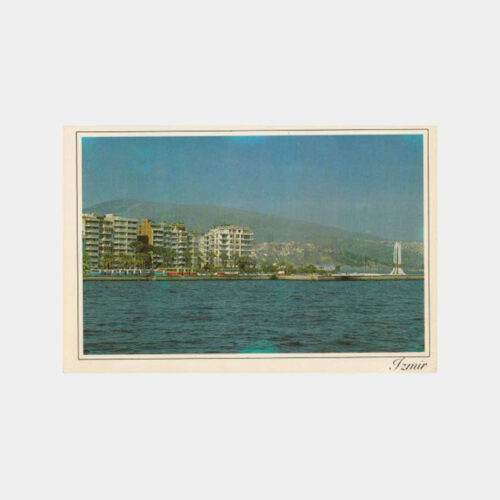 1980 İzmir Karşıyaka Sahili Kartpostal