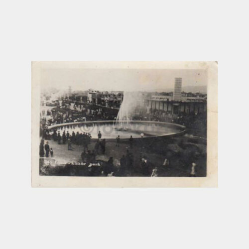 1950 İzmir Kültürpark Fuar Tebrik Fotoğraf