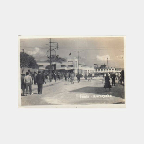 1940 İzmir Karşıyaka Tebrik Fotoğraf