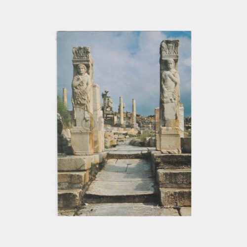 1980 İzmir Efes Selçuk Görünüş Kartpostal