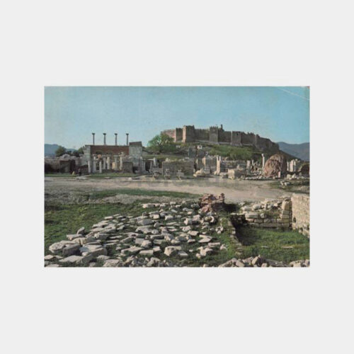 1976 İzmir Selçuk Kale Görünüş Kartpostal