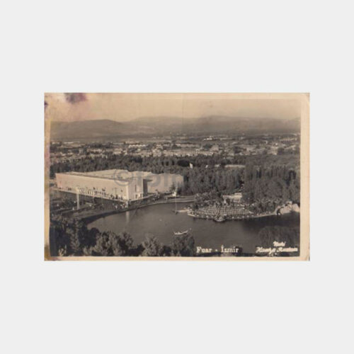 1960 İzmir Fuar Genel Görünüş Kartpostal