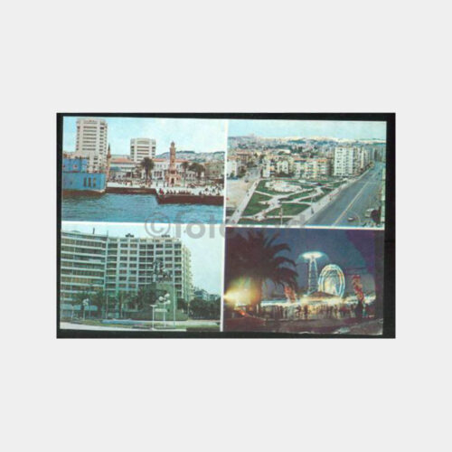 1973 İzmir ve Fuar Konulu 4 Kartpostal - Görsel 2