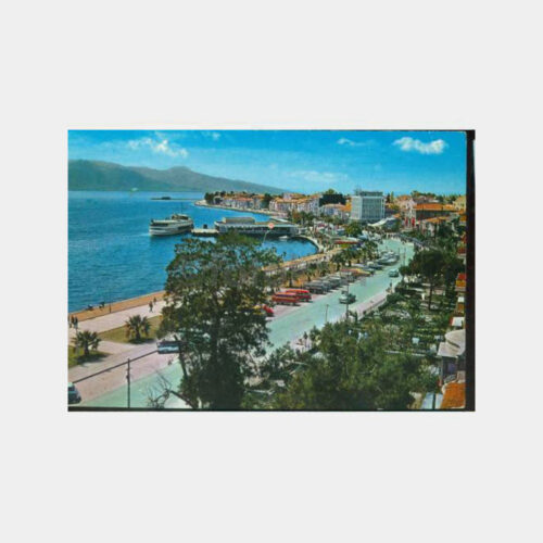 1975 İzmir Karşıyaka Görünüş Kartpostal