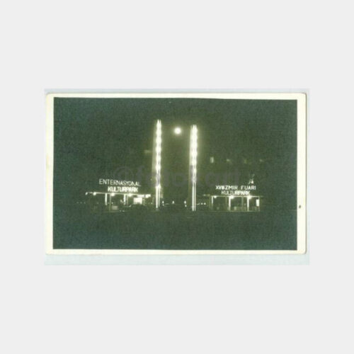 17. İzmir Fuarı Gece Görünüş Kartpostal