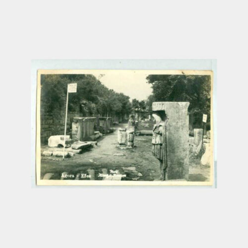 1950 İzmir Efes Agora -Hamza Rüstem- Kartpostal