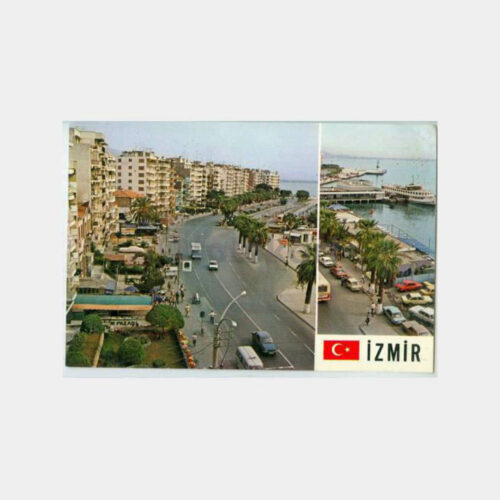 1974 İzmir Karşıyaka Görünüş Kartpostal