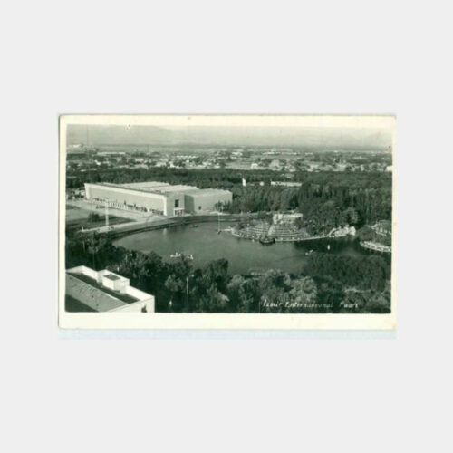1954 İzmir Enternasyonal Fuarı Damga Kartpostal