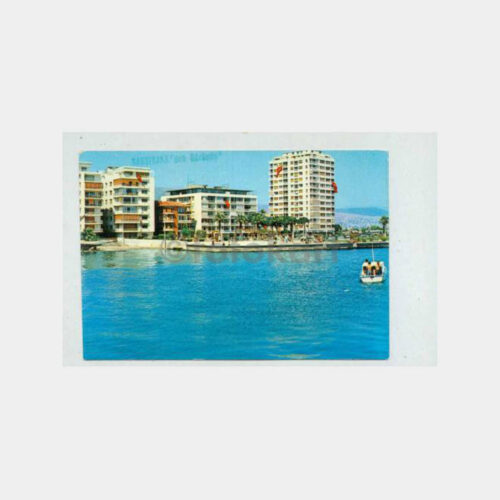 1975 İzmir Karşıyaka Görünüş Kartpostal