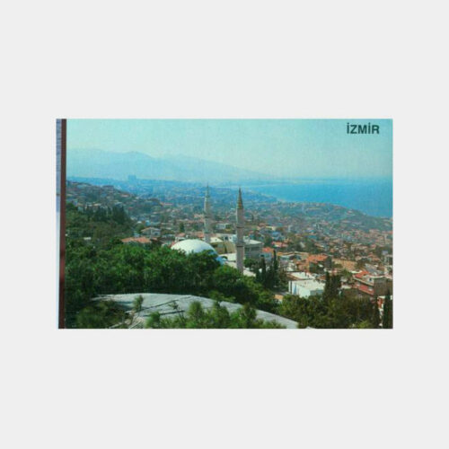 1980 İzmir Kadifekale Görünüş Kartpostal