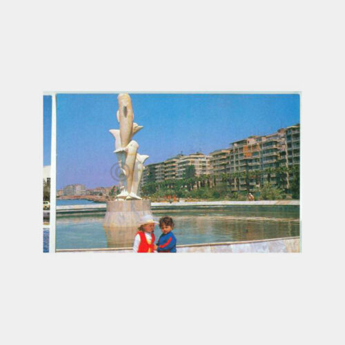 1990 İzmir Karşıyaka Görünüş Kartpostal