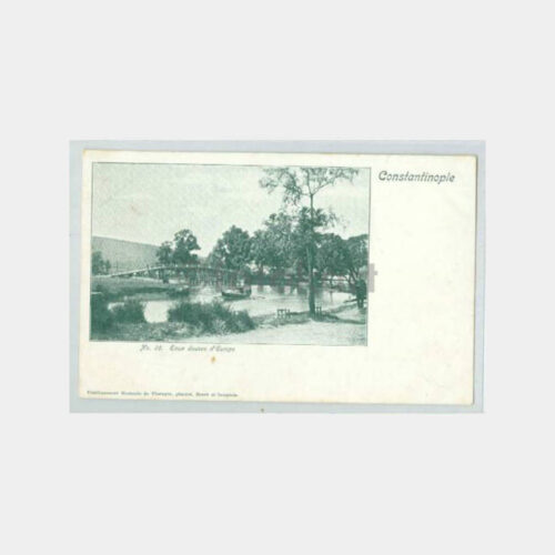1910 Kağıthane Deresi Görünüş Kartpostal