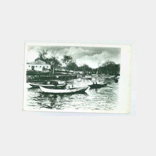 1929 Kağıthane Deresi Sandallar Repr. Fotoğraf