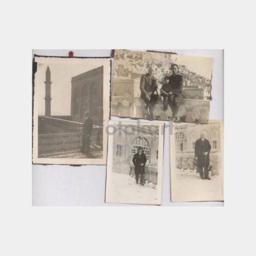 1937 Mardin Palas Konulu 4 Adet Fotoğraf