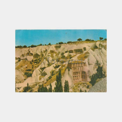 1970 Nevşehir Uçhisar Görünüş Kartpostal