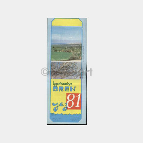 1981 Burhaniye Ören Turizm Broşürü