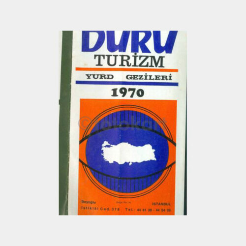 1970 Duru Turizm Gezi Program Broşürü