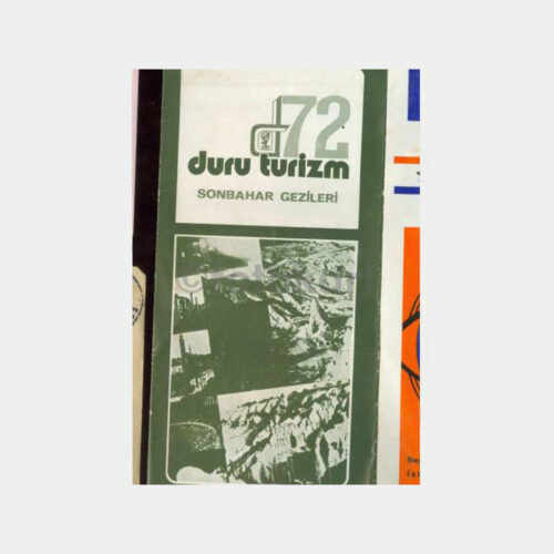 1972 Duru Turizm Gezi Program Broşürü