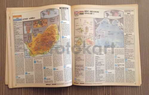 Dünya Ülkeleri ve Türkiye Ansiklopedik Atlas, Milliyet-Marshall Cavedish, 1985 - Görsel 2