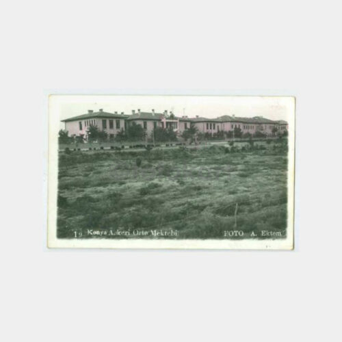 1930 Konya Askeri Orta Mektebi Nadir Fotokart