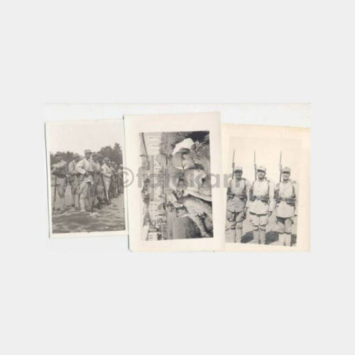 1935 Halıcıoğlu Askeri Grup 3 Adet Fotoğraf