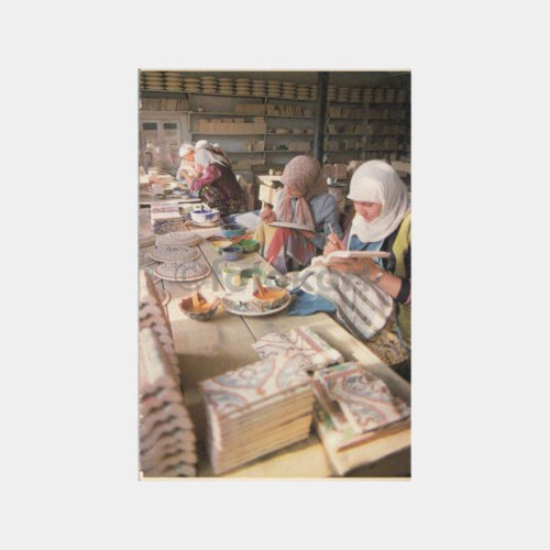 Kütahya Çini Sanatları Konulu Tebrik Kartı