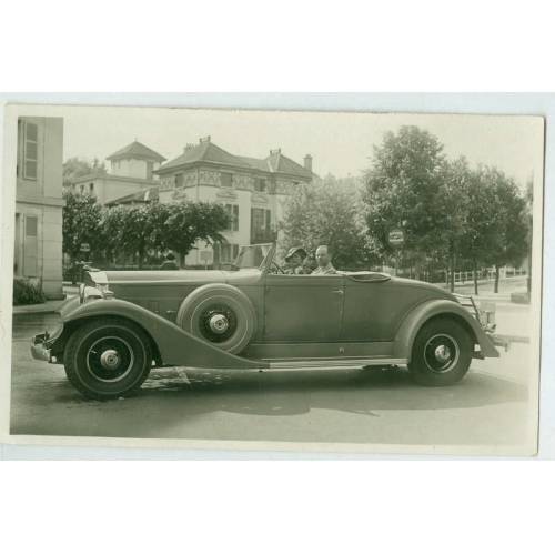 1940 Yabancı Antika Otomobil Aile Görünüş Fotoğraf