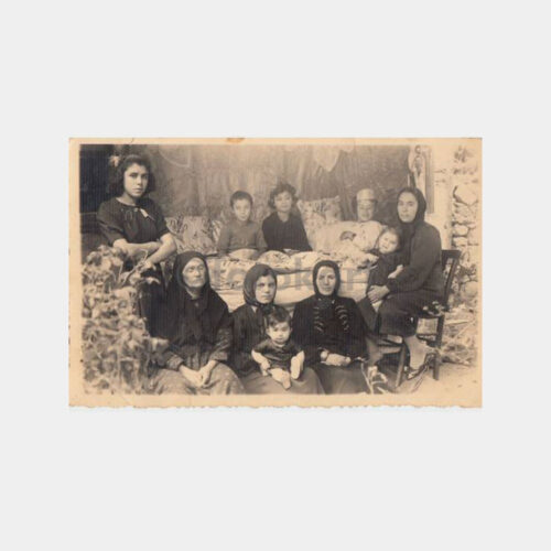 1935 Sünnet Çocuğu ve Ailesi Fotoğraf