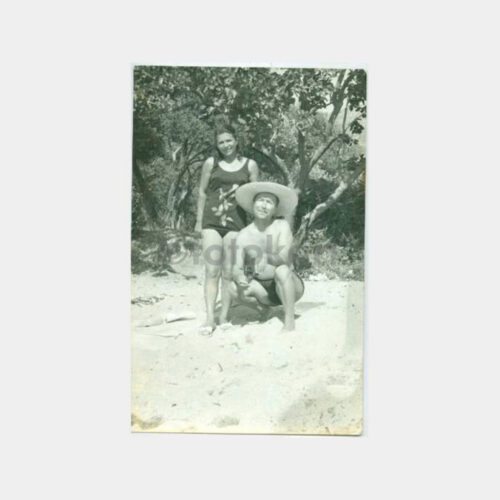 1967 Marmara Adası Plajı Aile Görünüş Fotoğraf