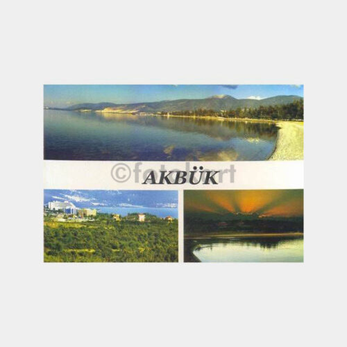 Aydın-Didim-Akbük 3 Görünüm Kartpostal