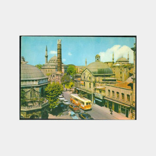 1968 Beyazıt Troleybüs Görünüş Kartpostal