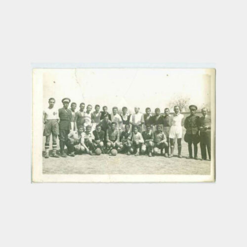 1933 Bursa Askeri Lise-Sanatkarlar Futbol Maçı Fotoğraf