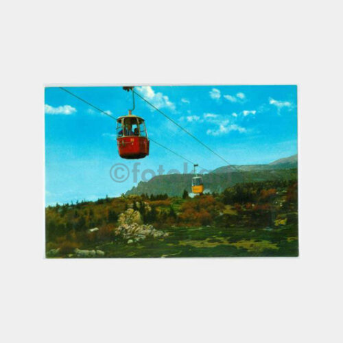 1970 Bursa Uludağ - Telesiyej Konulu Kartpostal