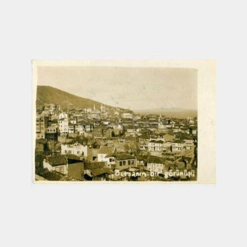 1930 Bursa Genel Görünüş Tebrik Fotoğraf