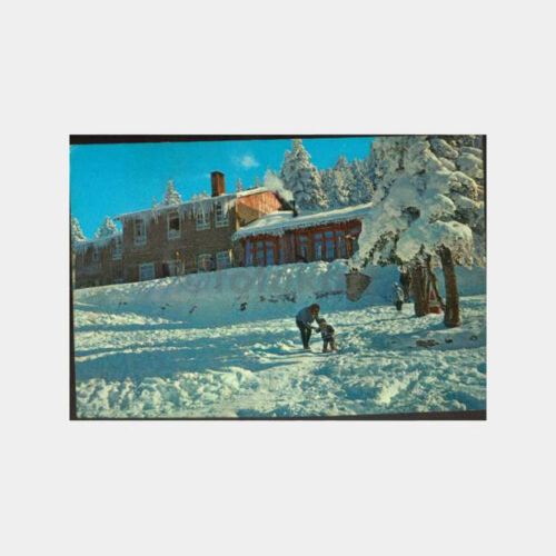 1971 Bursa Uludağ - Beceren Otel Görünüş Kartpostal