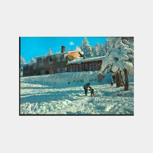 1971 Bursa Uludağ - Beceren Otel Görünüş Kartpostal