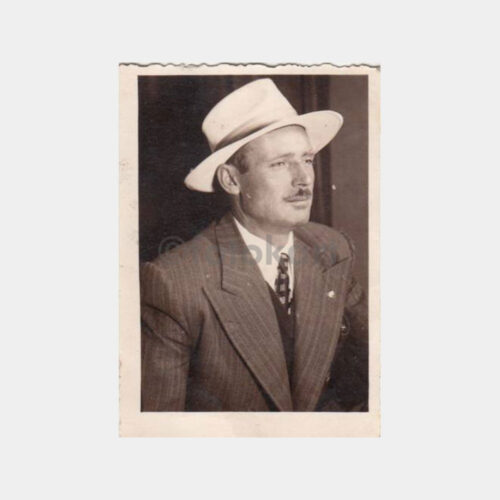 1960 Eyüp -Foto Münir- Fötr Şapkalı Bay Fotoğraf