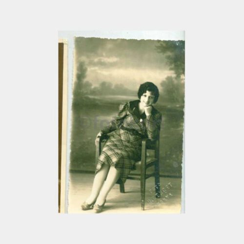 1940 Konya -Foto Behçet- Kadın Fotoğraf