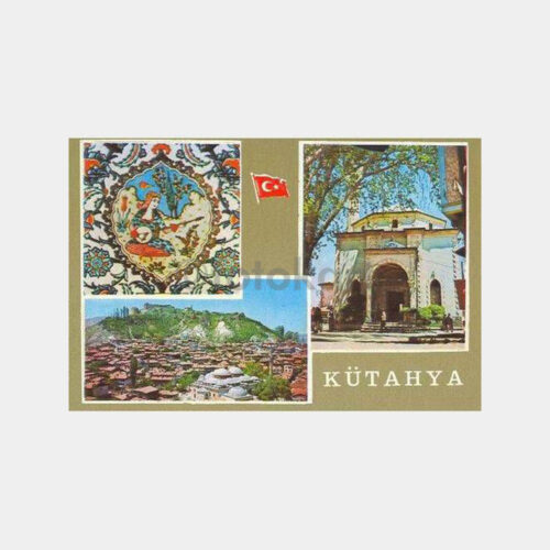 Çini Beldesi Kütahya 3 Görünüş Kartpostal