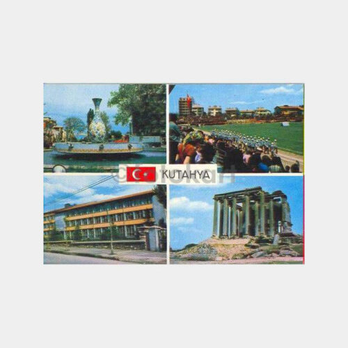 Kütahya Şehirden 4 Değişik Görünüş Kartpostal