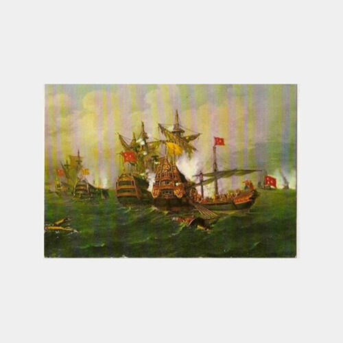 Preveze Deniz Savaşı Konulu Kartpostal