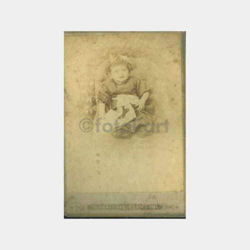 1901 Stamboul - Th Vafiadis- Çocuk Stüdyo Fotoğraf