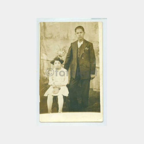 1926 Kardeşler -Arka Plan- Stüdyo Fotoğraf