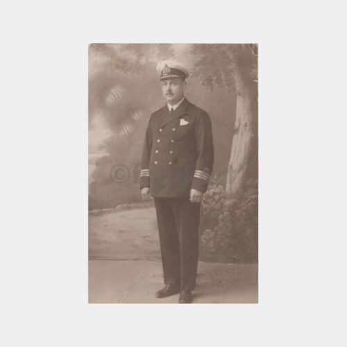 1930 Yavuz Gemisi Kaptanı Stüdyo Fotoğraf