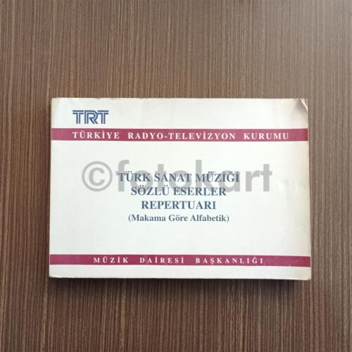 TRT Türk Sanat Müziği Sözlü Eserler Repertuarı, 1995