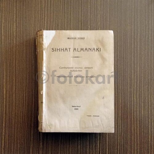 Sıhhat Almanakı - Mazhar Osman, 1933